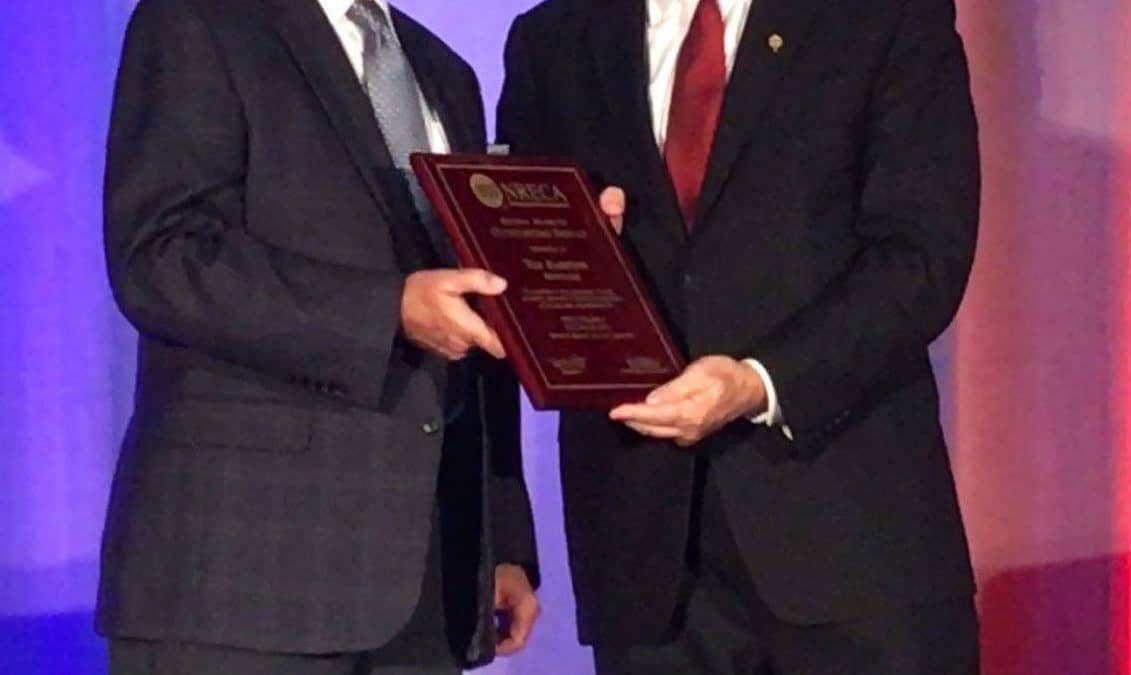 Hampton Receives NRECA Service Award