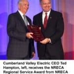 Hampton Receives NRECA Service Award