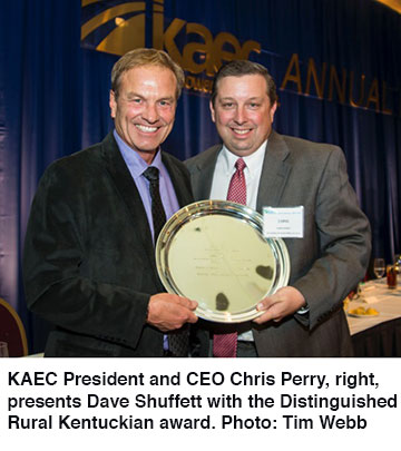 Dave Shuffett Honored As 2015 “Distinguished Rural Kentuckian”