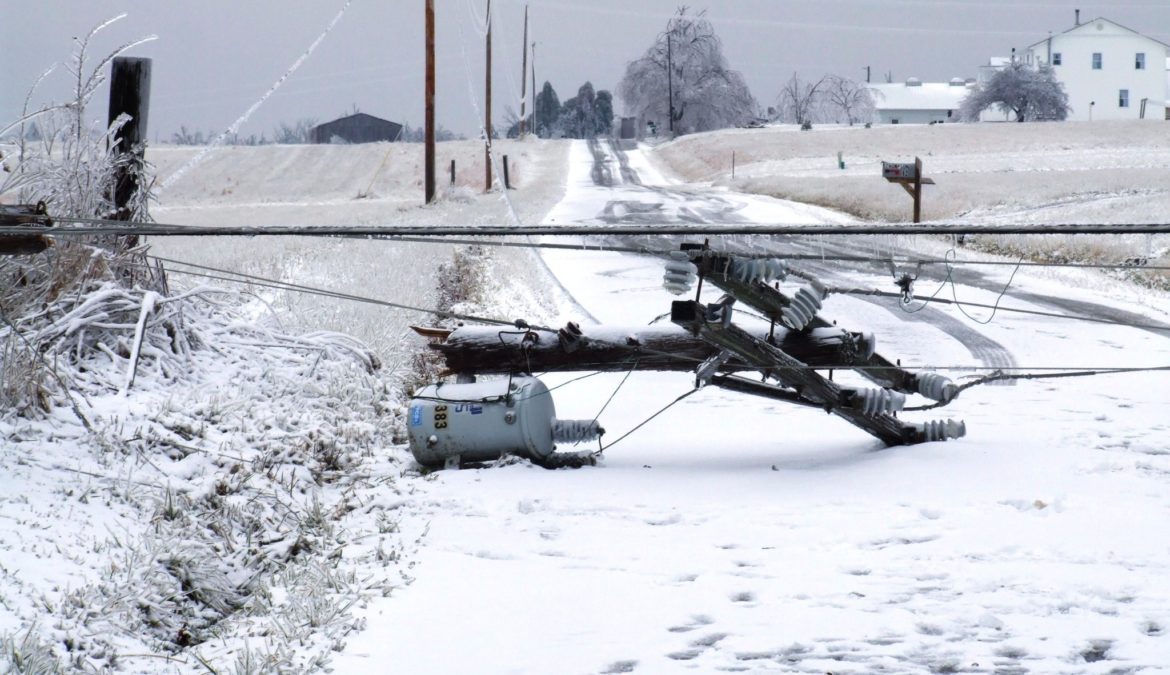 Stay clear of downed power lines