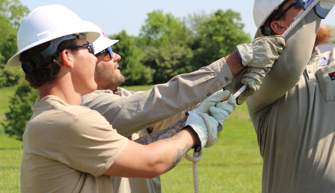 Line trainees learn the ropes at EKPC